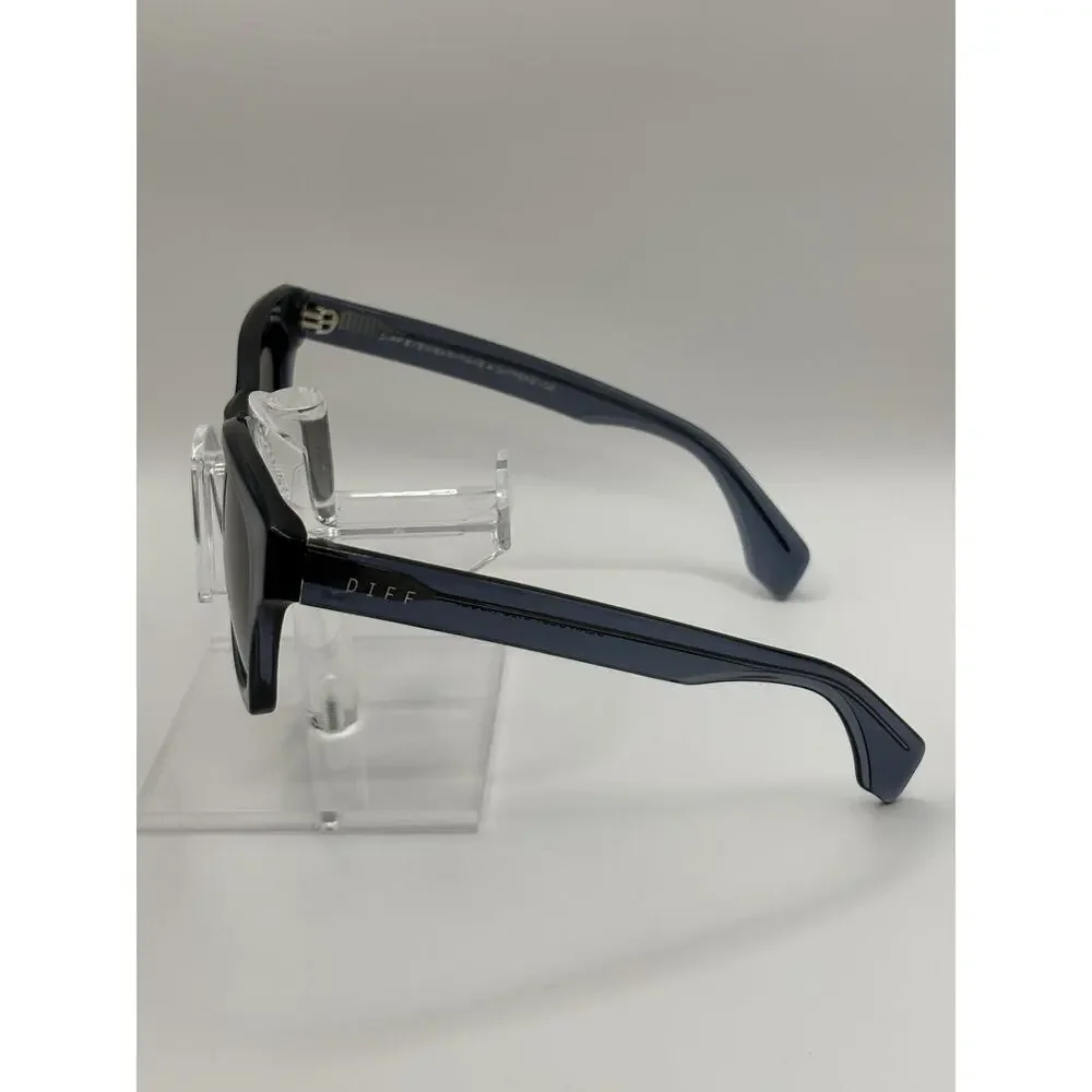 DIFF Dean Polarized Sunglasses Blue Gray Gradient Lens